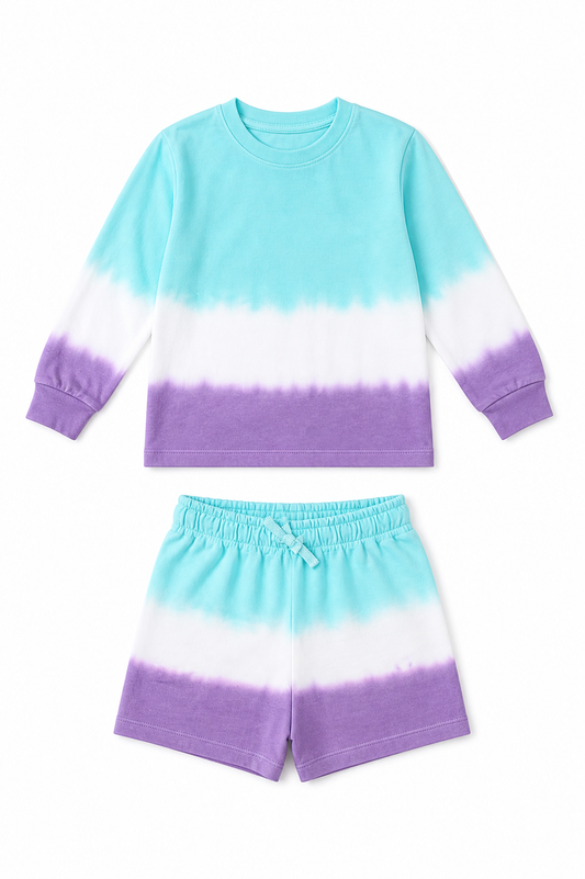 Deep Ocean Girls Pure Cotton Co-Ords set