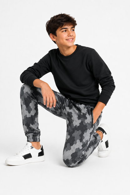Grey-wolf | Boys Cotton Joggers