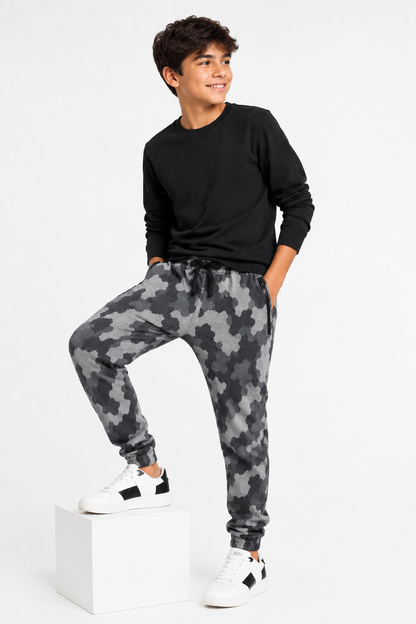 Grey-wolf | Boys Cotton Joggers