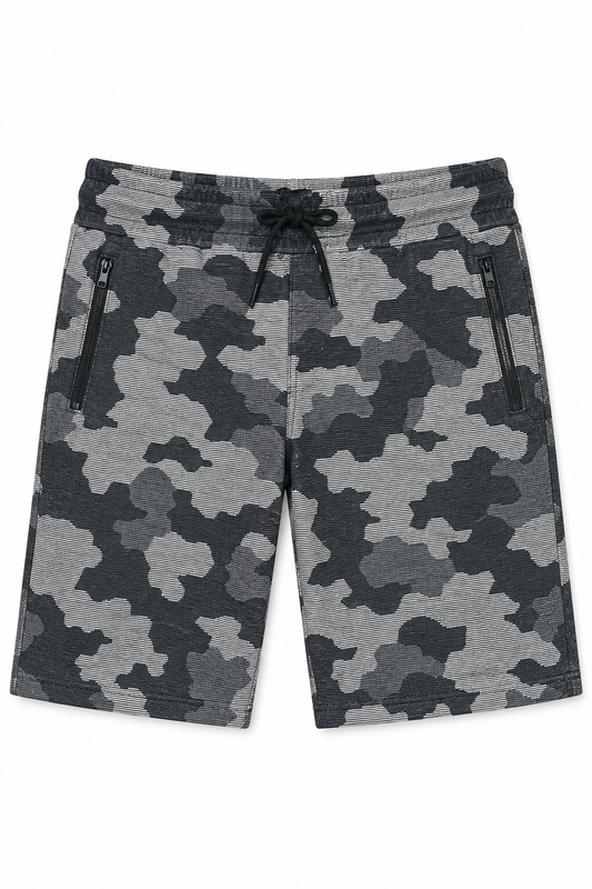 Grey Wolf Boys Shorts | Military Grey