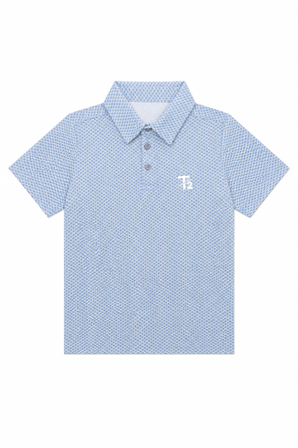 Bubble Blue - Boys Polo T-Shirt