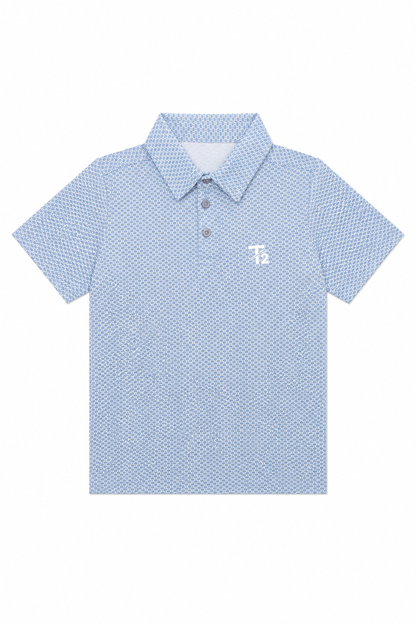 Bubble Blue - Boys Polo T-Shirt