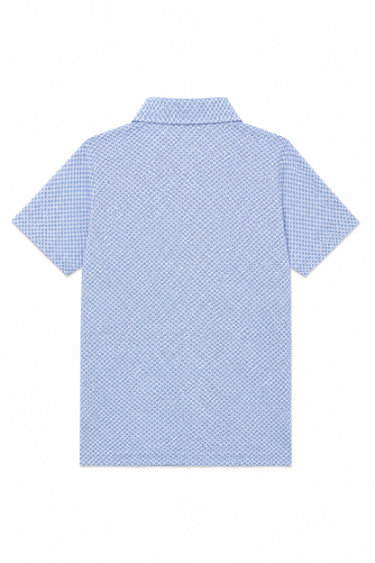 Bubble Blue - Boys Polo T-Shirt