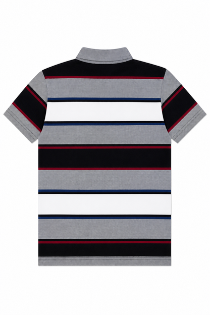 Monarch Stripe - Boys Polo T-Shirt