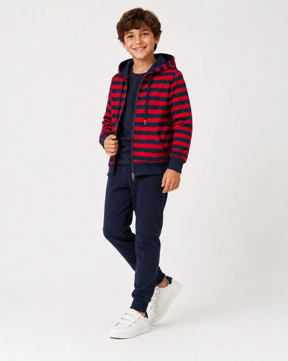 Racer Club - Boys Zipper Hoodie