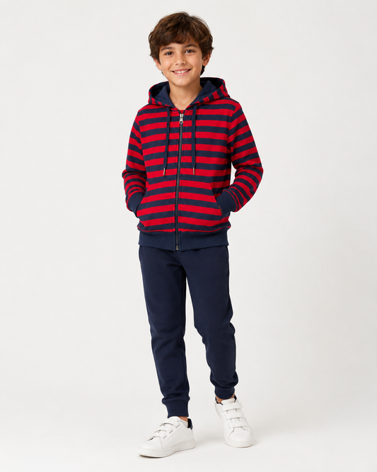 Racer Club - Boys Zipper Hoodie