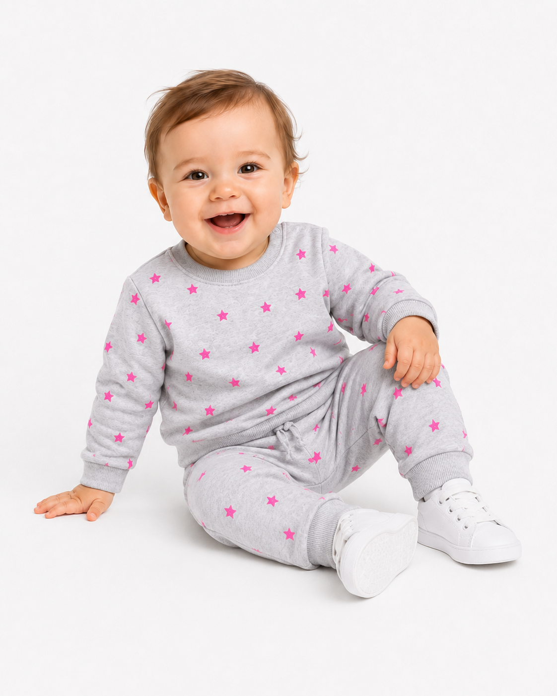 Pink Stardust - Babies Snuggle Co-ord Set