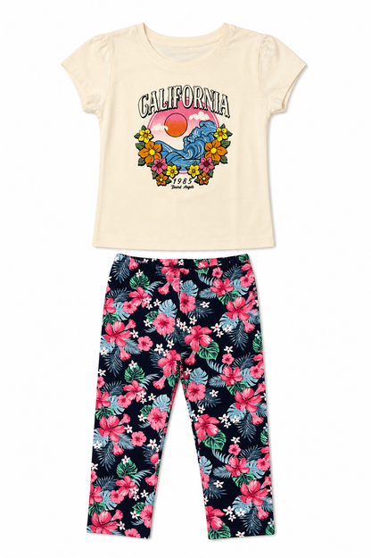 Pacifica Bloom - Girls Pajama Set