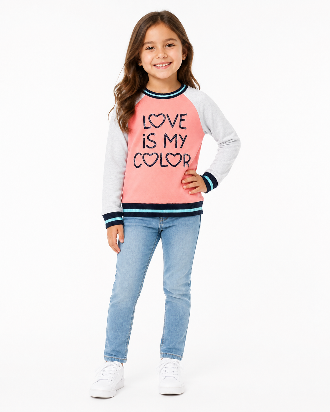Blush Verse - Girls Winter Sweatshirt