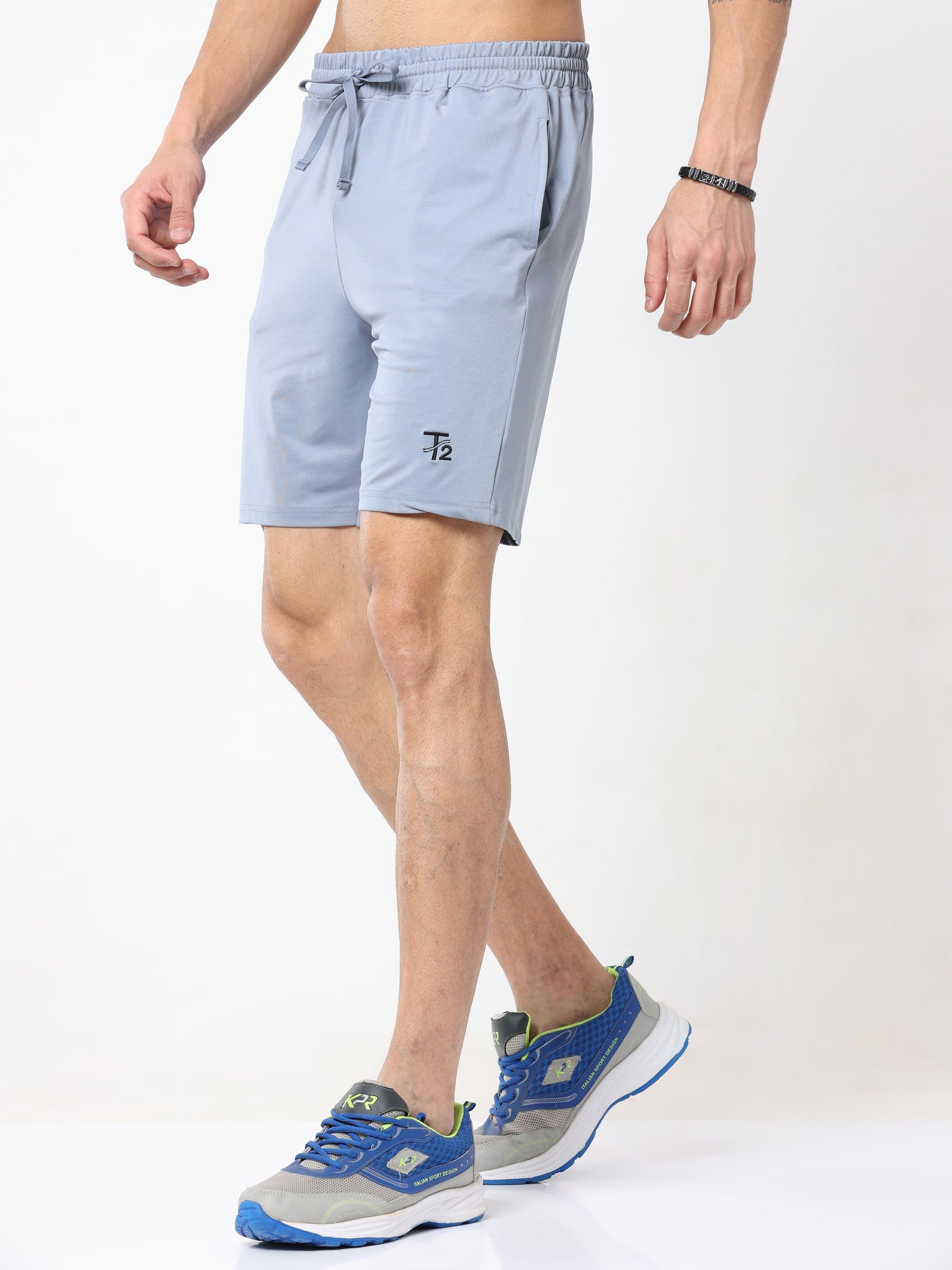 Athleisure Active Men's Shorts - Pale Blue