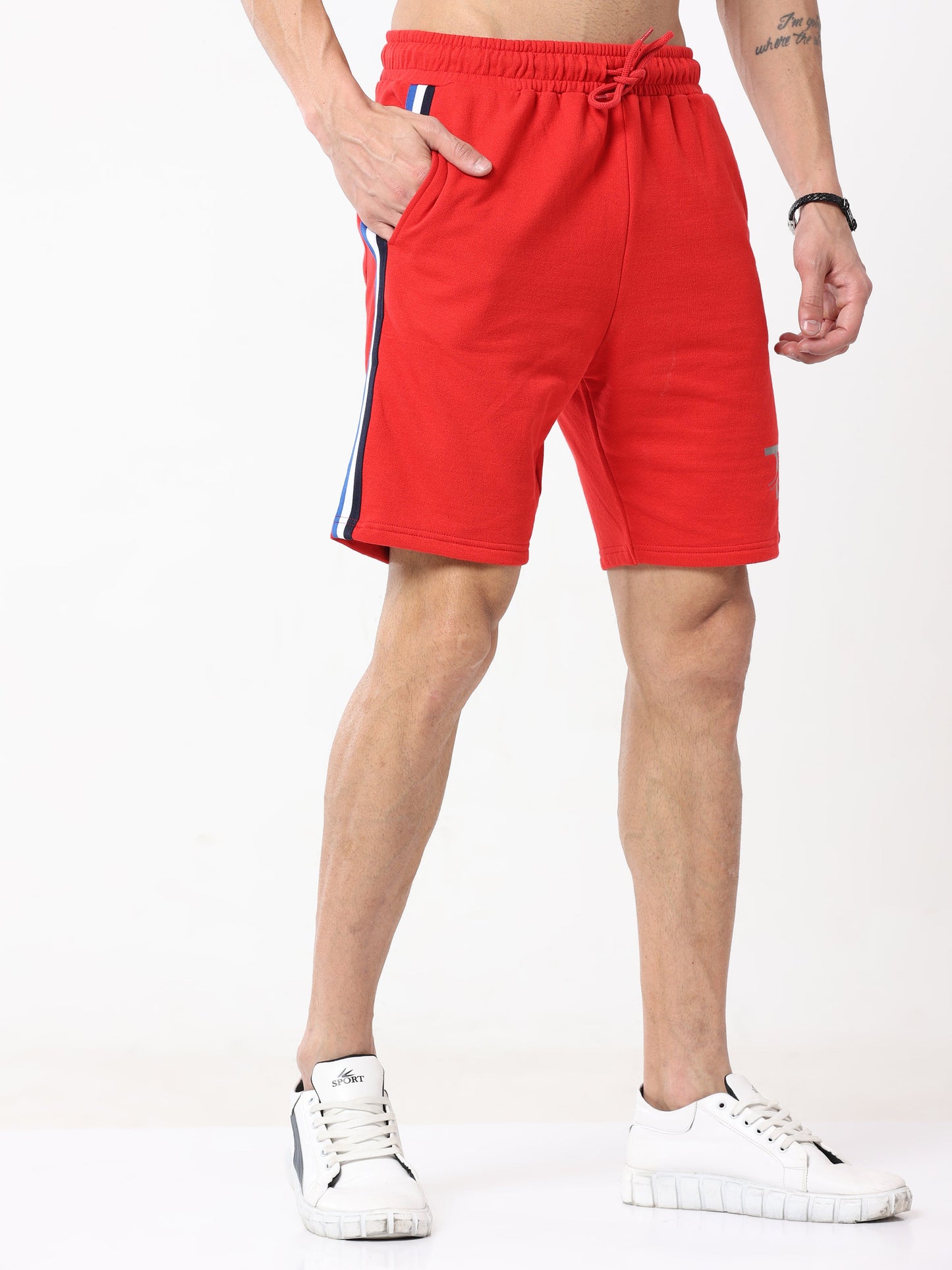 Comfy Cotton - Men's Premium Shorts : Red