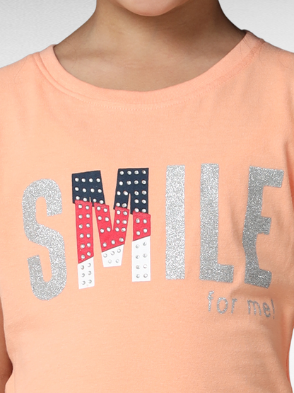 Smile for me girls green Tee