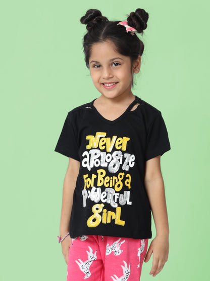 Girl Power T-Shirt - Black