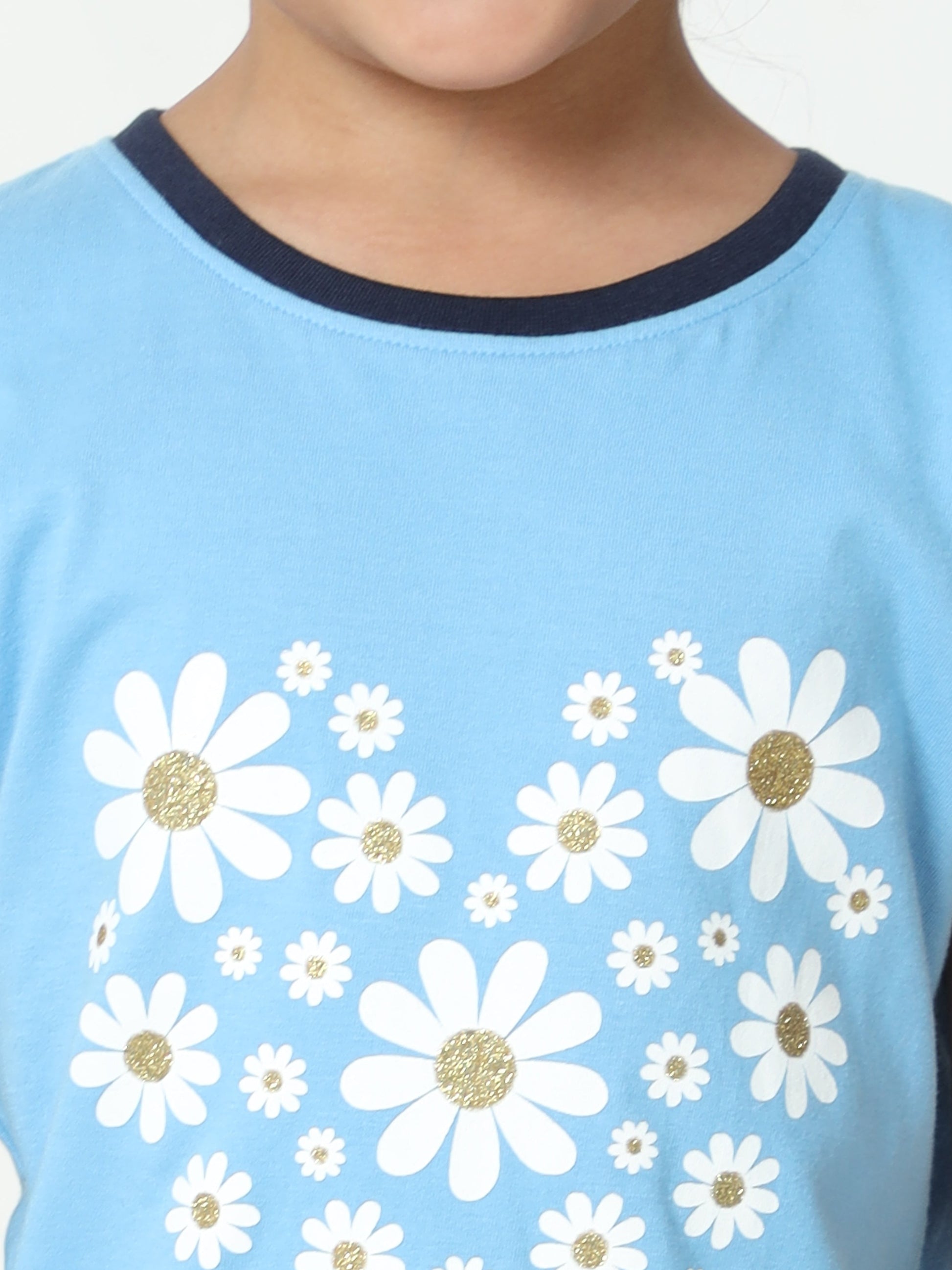 Sun shine flower girl's T-Shirt