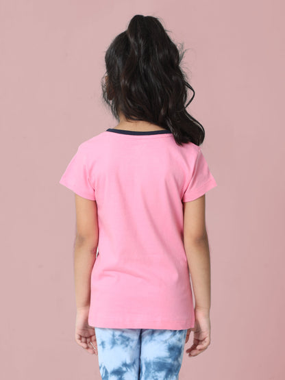 Self Love Club Girls T-Shirt - Pink