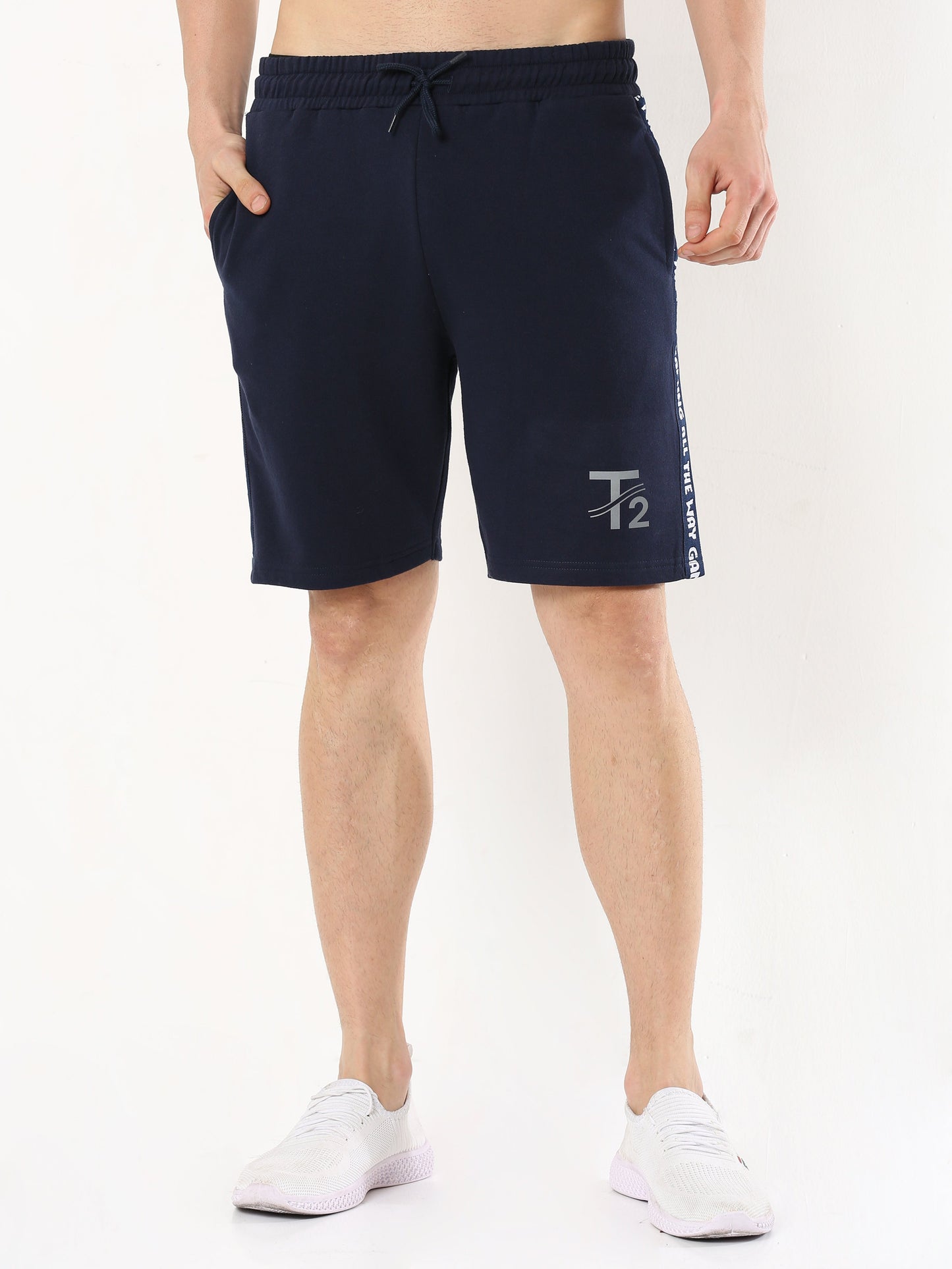 Comfy Cotton - Men's Premium Shorts : Navy