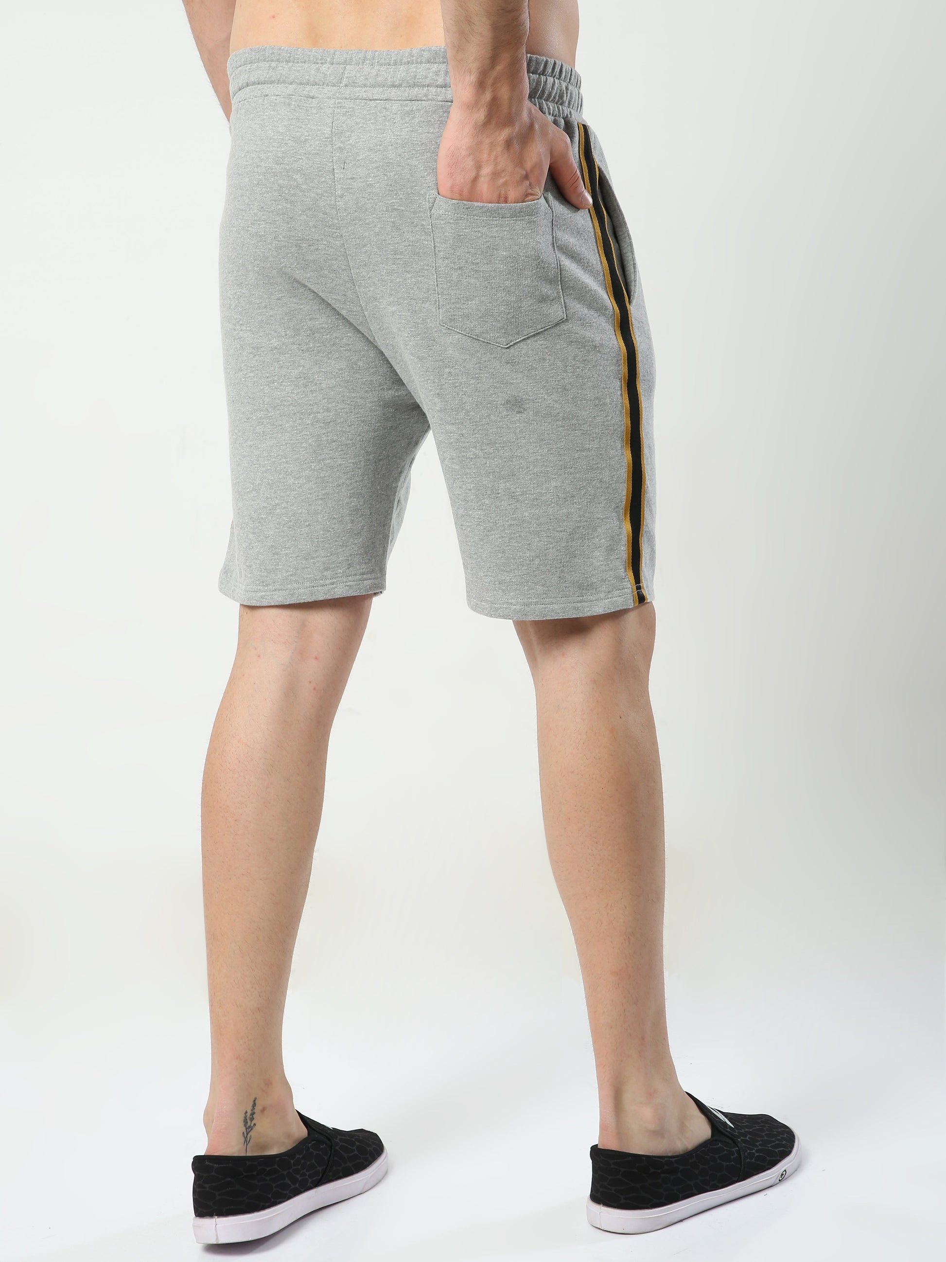 Comfy Cotton - Men's Premium Shorts : Grey Mel