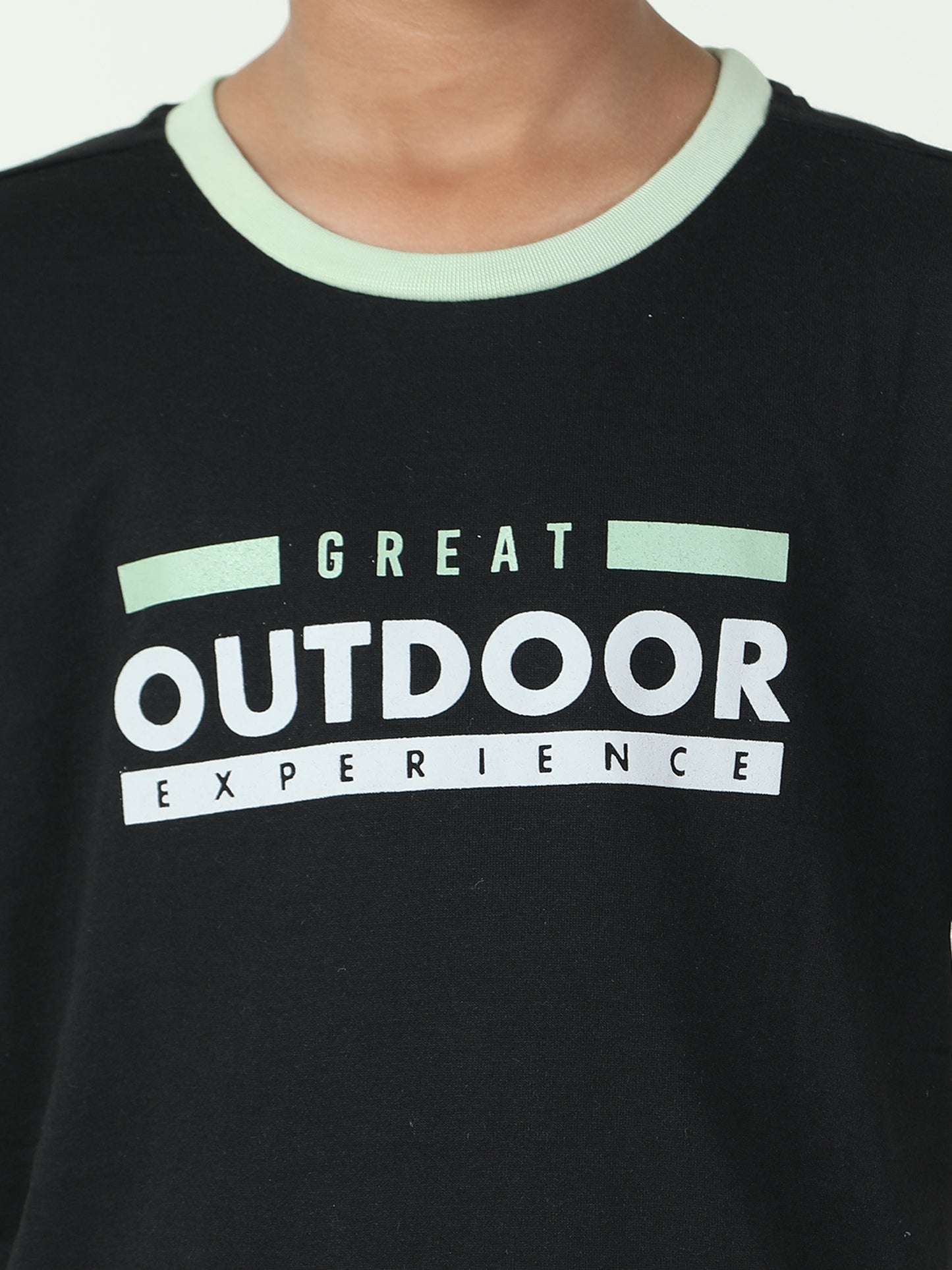 Outdoor Play Boys T-Shirt ( Black )