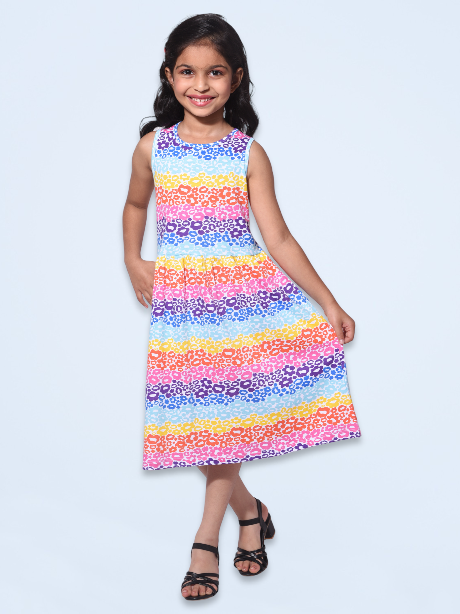 Colors of the Rainbow Poplin Dress – KCoutureBoutique