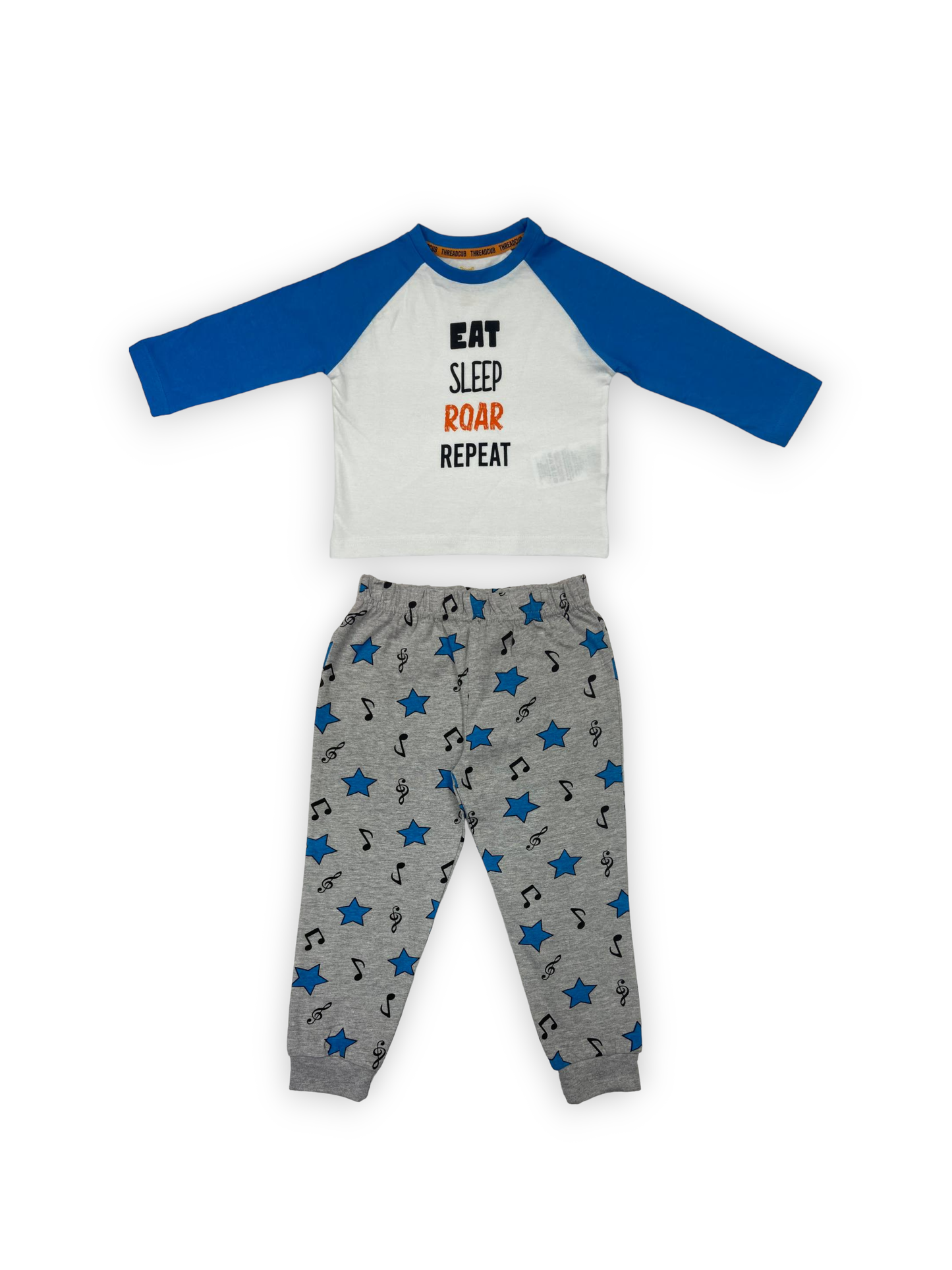 Eat Sleep Repeat Pyjama T-Shirt Set ( Pack of 1 )