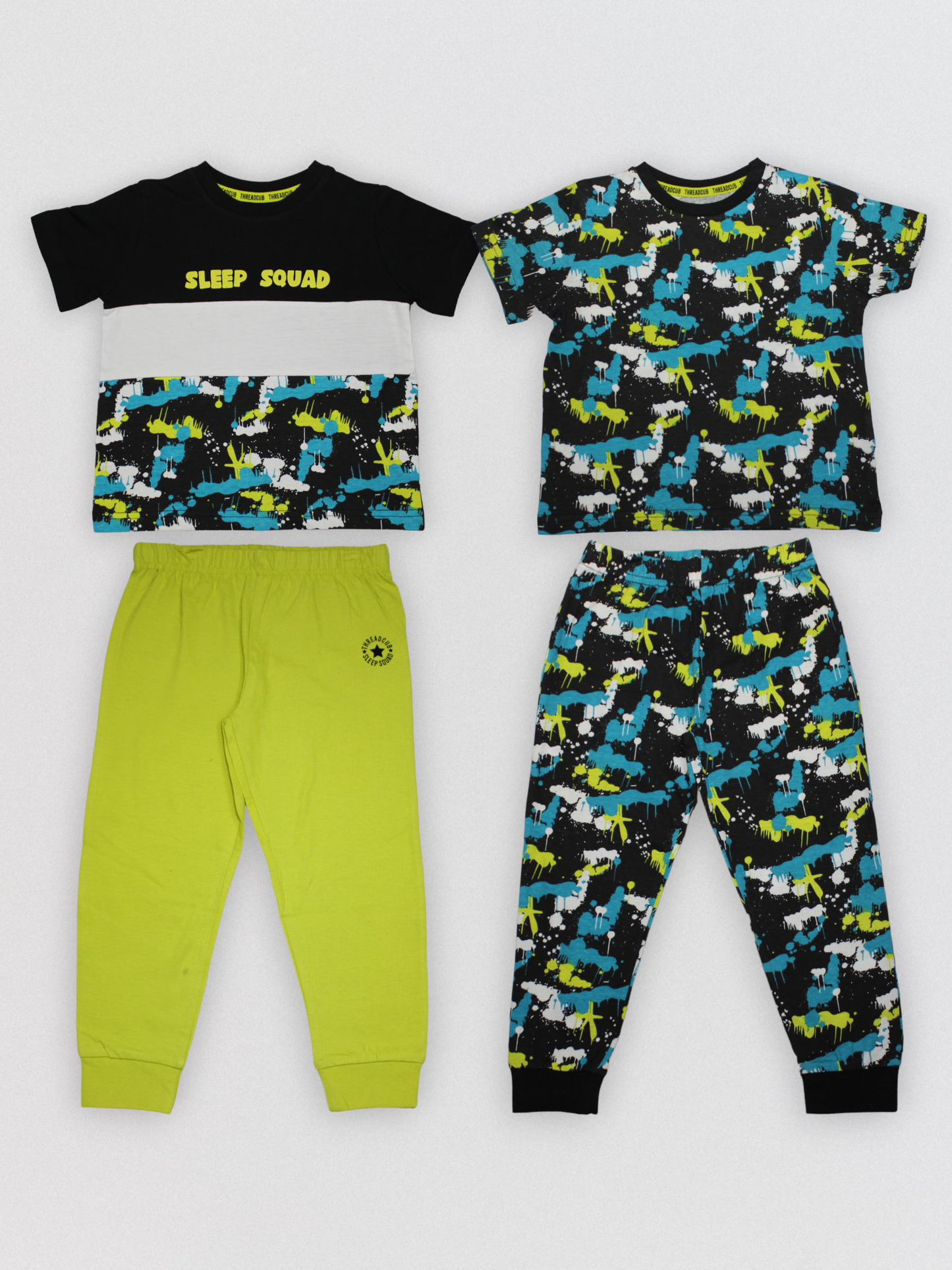 Sleep Squad - Kids Pyjama Set Value Pack. ( Pack of 2 )