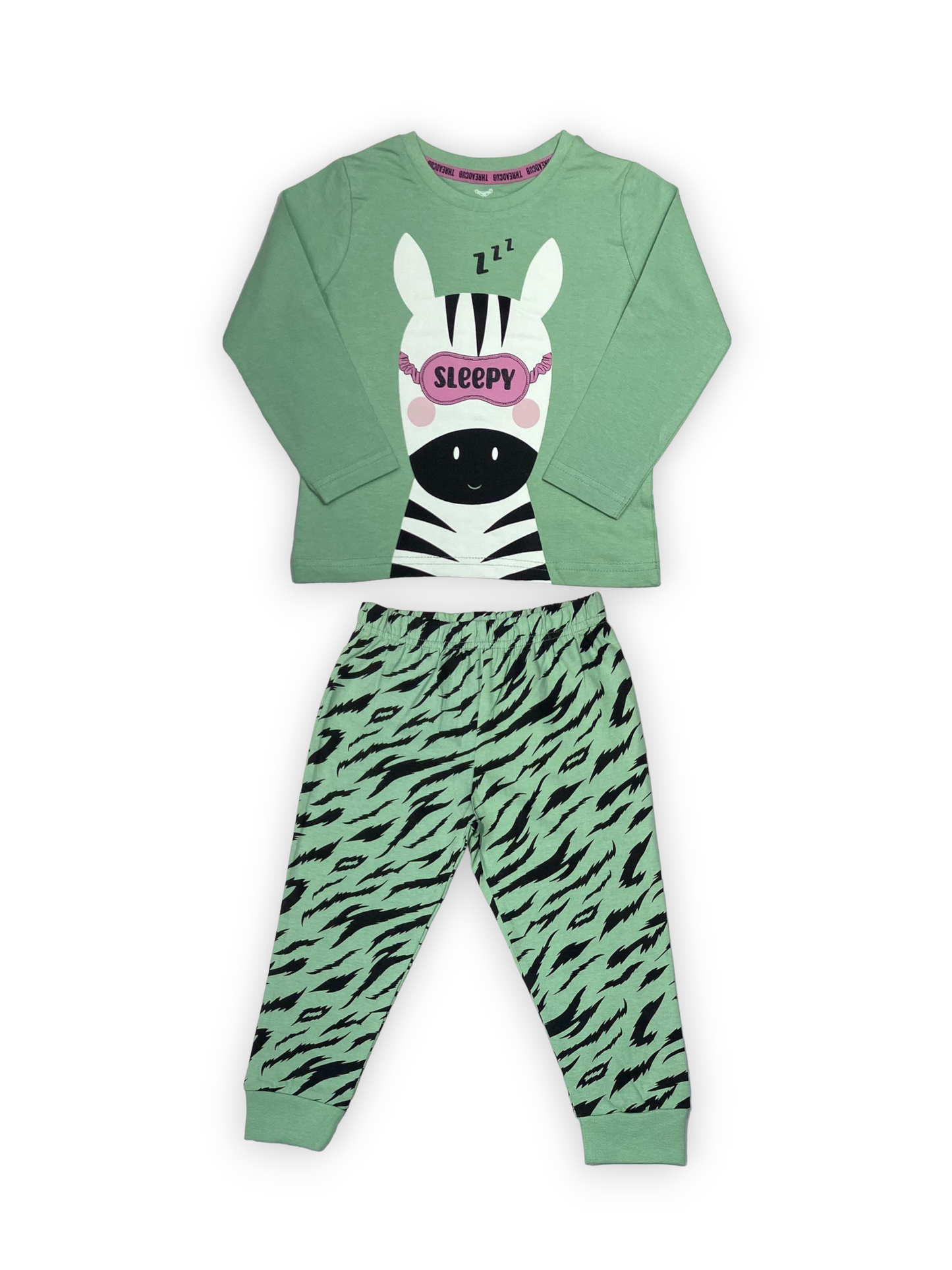 Sleepy Zebra Pyjama T-Shirt Set ( Pack of 1 )
